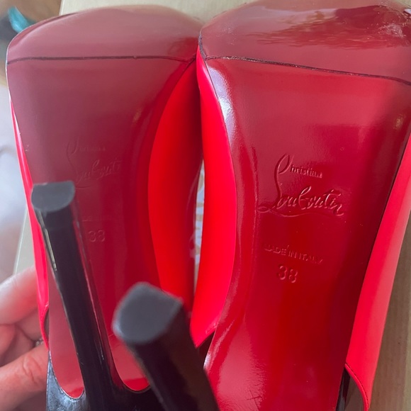 Christian Louboutin Clare slingback Pumps open toe - Picture 9 of 10